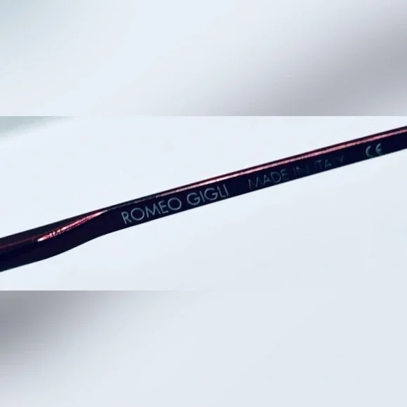 Vintage Romeo Gigli RG185/S Bronze Oval Sunglasses Frames Only - Picture 7 of 8